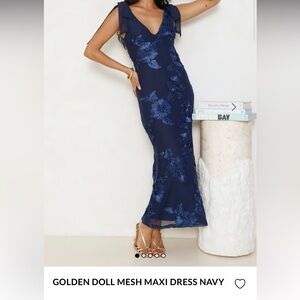 Hello Molly Navy Floral Maxi Dress